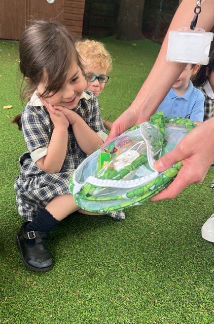 UptonNursery's tweet photo. Lots of excitement this week in Nursery. After weeks of waiting and watching, our beautiful butterflies were ready to stretch their wings! 🌟🦋🦋🌟
#butterflies #butterflycycle  #EYFS
@UptonHouseSch @UptonHead https://t.co/lYVkVrX90n