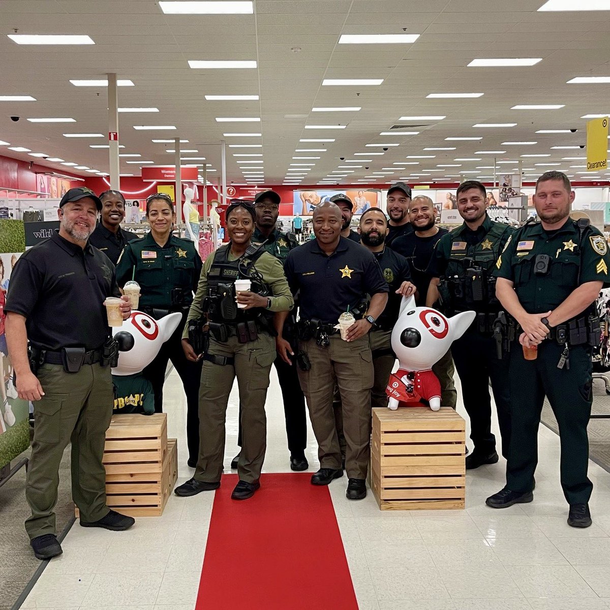 Thank you to Target on Lake Worth Road for hosting a Law Enforcement Appreciation event for our deputies during National Police Week. Our community support keeps us going strong! #NationalPoliceWeek #PBSO