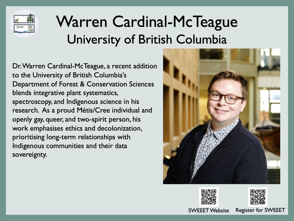 SWEEET (@sweeet_ecoevo) on Twitter photo @WCM_Botany will be joining us at <a href="/CSEE_SCEEmtgs/">CSEE SCEE Meetings</a> on May 26th to discuss power structures and community dynamics! Check out our website for full panelist bios sweeetecoevo.weebly.com/2024.html and register here forms.gle/wDcyVFrD49rUVG…! @WCM_Botany will be joining us at <a href="/CSEE_SCEEmtgs/">CSEE SCEE Meetings</a> on May 26th to discuss power structures and community dynamics! Check out our website for full panelist bios sweeetecoevo.weebly.com/2024.html and register here forms.gle/wDcyVFrD49rUVG…!
