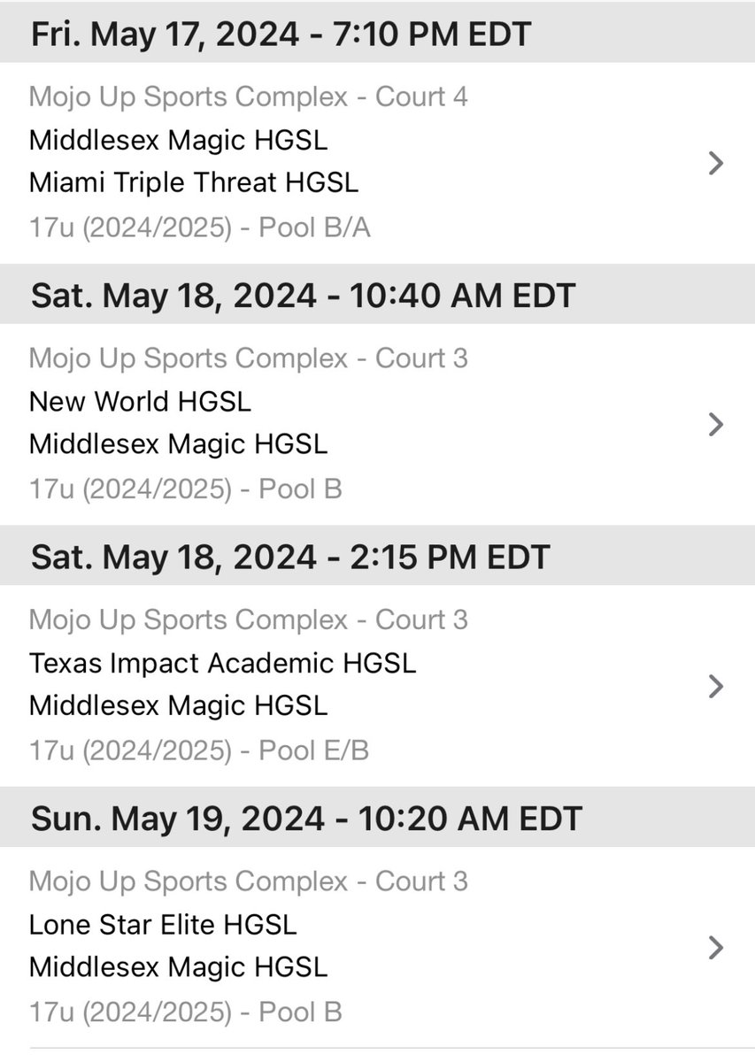 Here’s my schedule for this weekend at the Midwest Jam Fest in Indianapolis.
<a href="/MiddlesexMagic/">Middlesex Magic</a> <a href="/spsmbb/">St. Paul's School Basketball</a>