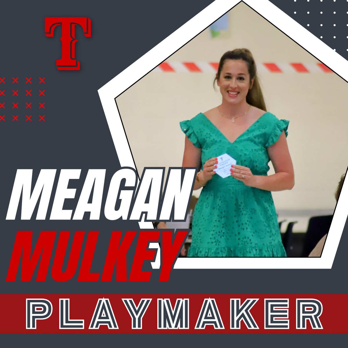 Congratulations to Meagan Mulkey for receiving the TRABC Playmaker Award. Your Loyalty, Dedication and Commitment shines above the rest! Thank you for elevating our Girls Basketball Program & especially for facilitating the Inaugural Empowering Women Through Athletics Symposium.