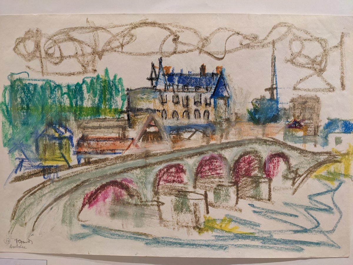 Du 16 au 26 juillet 1963, l'artiste arlésien (d'adoption) Théo Rigaud descendait la Loire en canoë, de Roanne à Tours, soit 500 km en 10 jours. Les pastels qu'il réalisa le long de son parcours sont exposés jusqu'au 2 juin à l'église Saint-Florentin d'Amboise (et c'est gratuit).