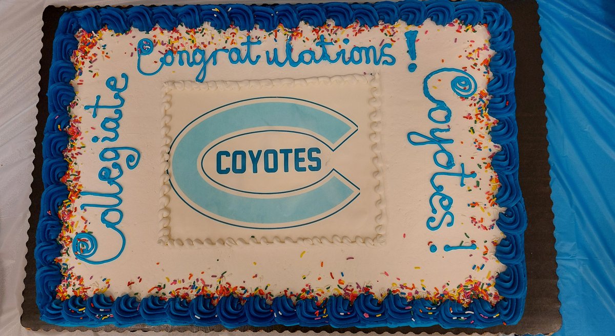 Today we recognized the 19 Clarksburg Senior Student-Athletes who will be playing at the collegiate level next year!  Congratulations Coyotes!  We wish you all the best!