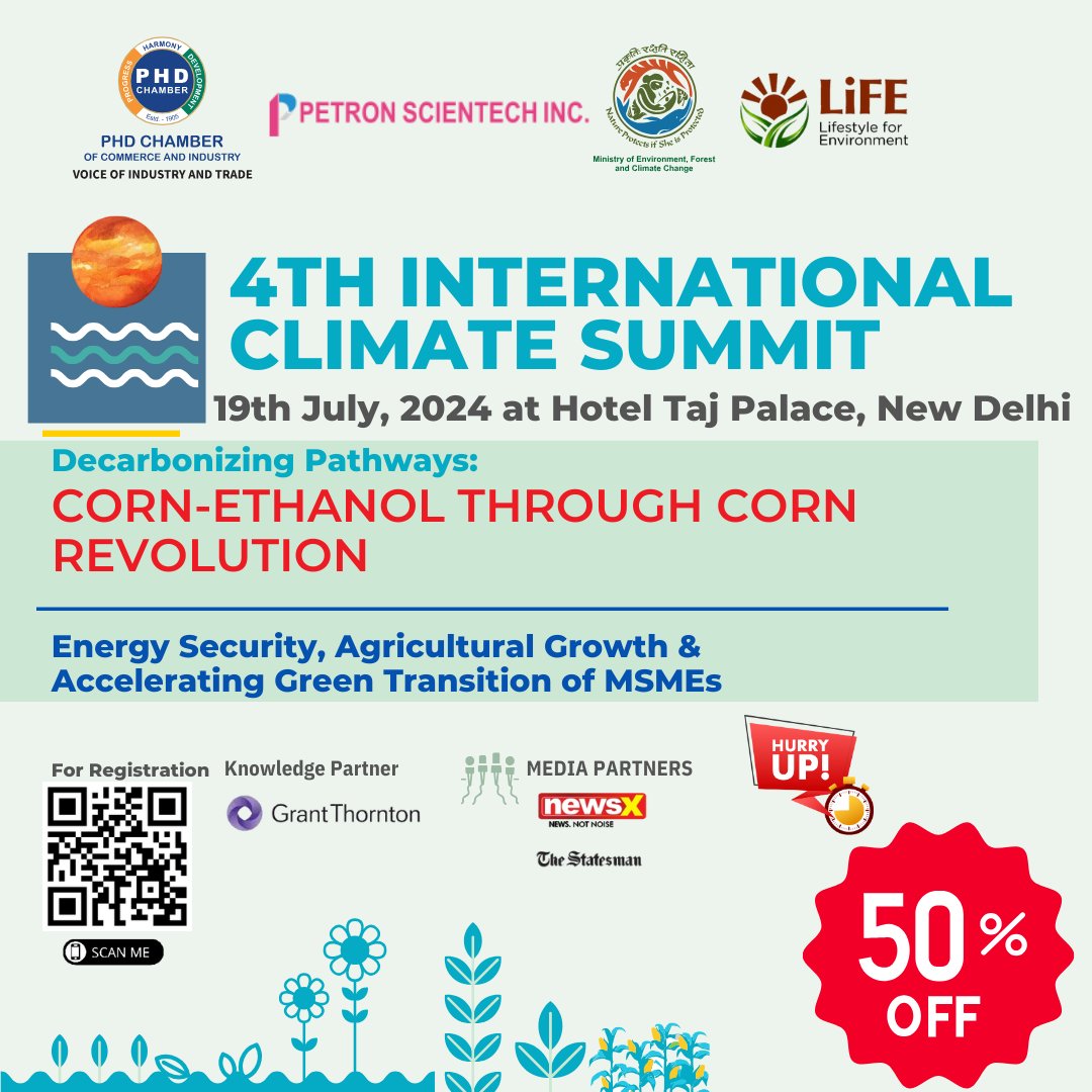 Join us at the 4th International Climate Summit and enjoy an exclusive 50% discount—valid only on weekends! Embrace eco-conscious solutions while saving big. Don't miss out, register now and be a part of shaping a greener future. Limited time offer. Hurry up! Thread: (1/5)