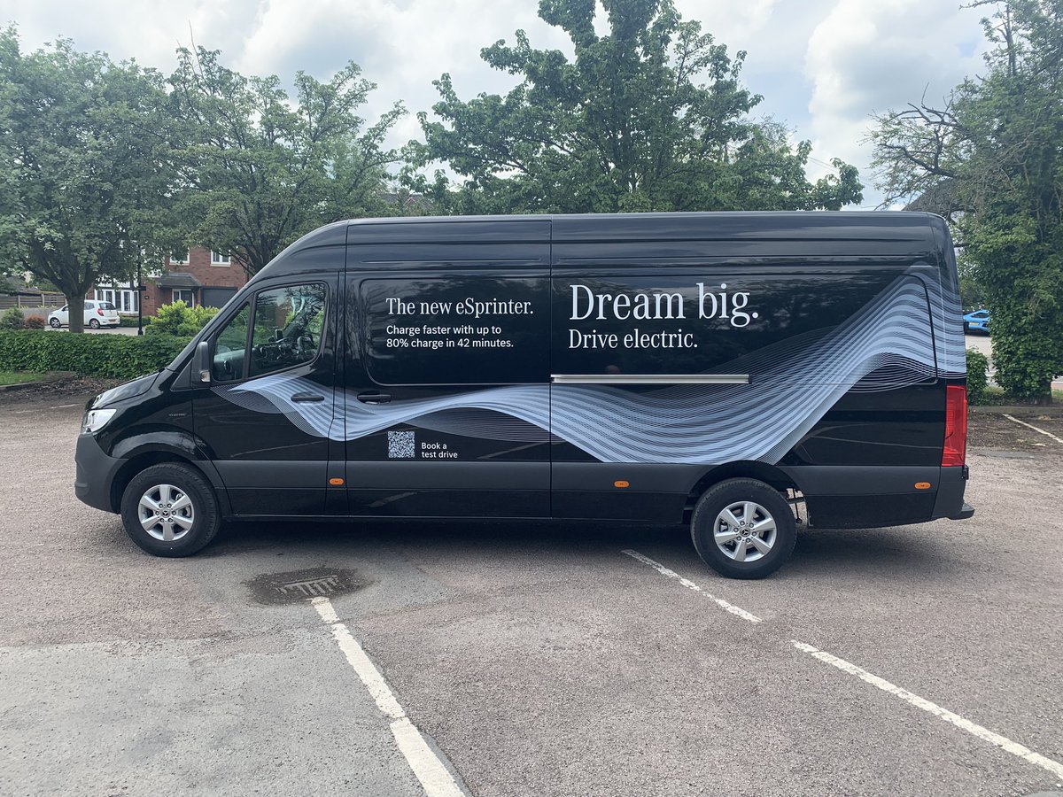 A great day with hosts <a href="/MBVansUK/">Mercedes-Benz Vans UK</a> today test driving all-new RWD #eSprinter. Available as a van and chassis with a WLTP range exceeding 270 miles <a href="/APicton_Glass/">Andy Picton Glass's</a> <a href="/GlassGuide/">Glass's</a> <a href="/JDPowerAutos/">J.D. Power Autos</a> <a href="/JDPower/">J.D. Power</a> <a href="/autovista_group/">Autovista Group</a> <a href="/autovista24/">Autovista24</a> #vans #chassis #BEV