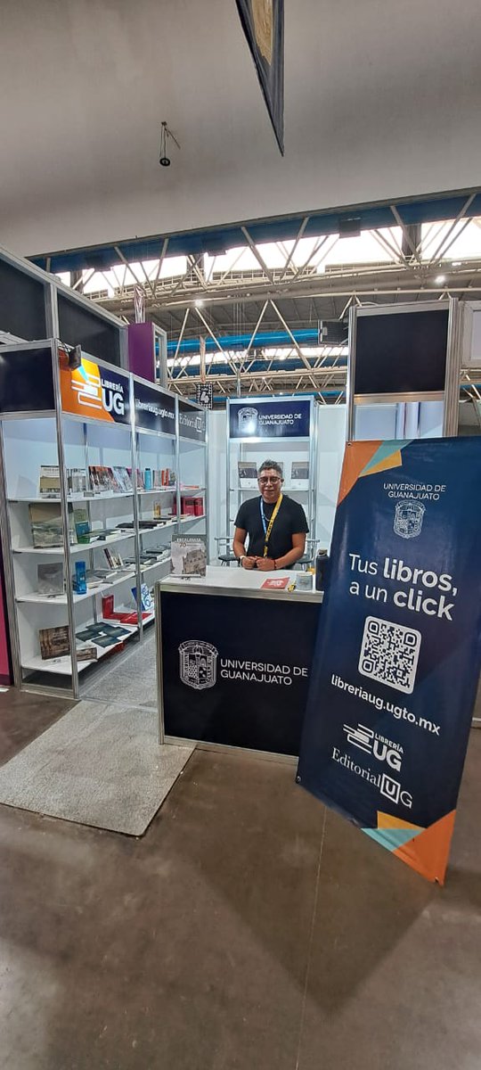 Estamos listos para recibirles en el stand de la @UdeGuanajuato en la @FenalMX Nos dará mucho gusto saludarles. #EdiciónUniversitaria #librouniversitario