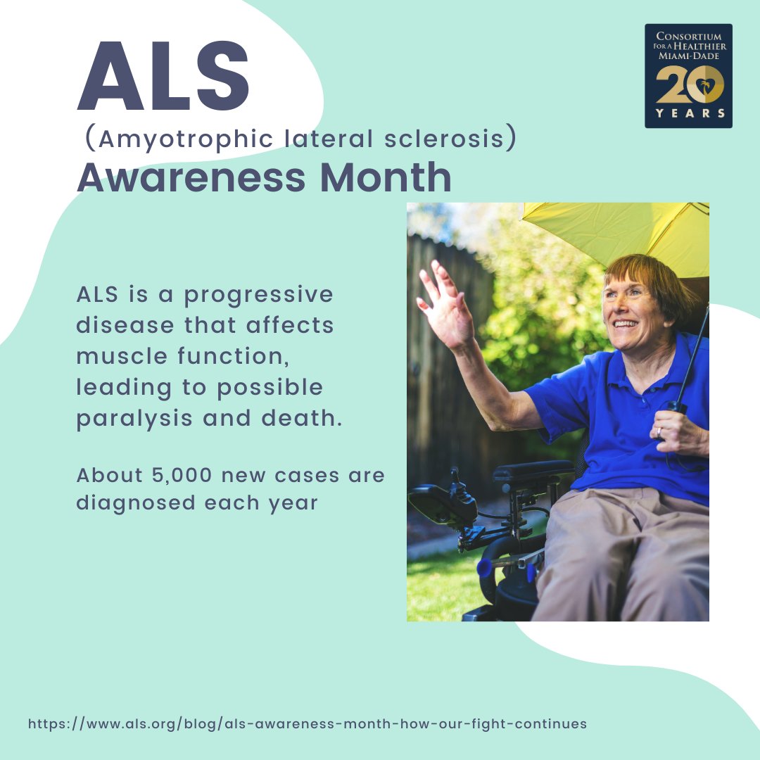 ALS greatly impacts those with the condition and those around them. 90% of ALS patients do not have a family history of ALS. There is no cure for ALS, but together by raising awareness and advocating we can help change that!

 als.org/blog/als-aware…