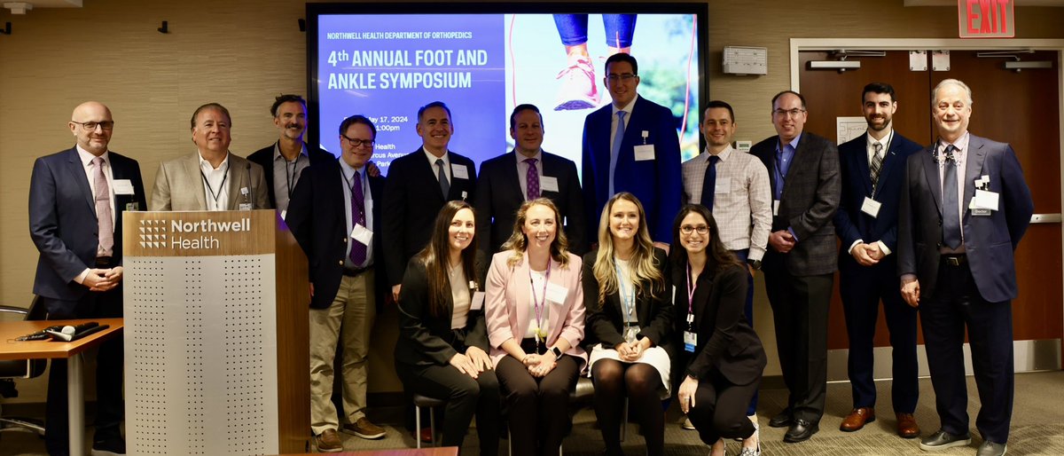 We are all done! What a great success! Special thanks to @nicksgaglionemd for your support! Until next year and the 5th Annual Foot & Ankle Symposium! cc: @NorthwellHealth @ZuckerSoM @OrlinCohenOrtho @AOFAS @ACFAS