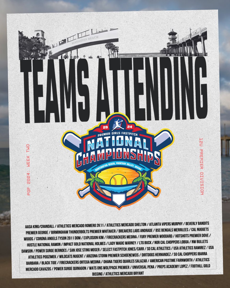 The PGF National Championships mark the culmination of the season for the most elite youth fastpitch players nationally. Only the top 12u teams compete in 12u Premier, check out who’s secured their spot👀 #playPGF #PGF2024 #bestofthebest #thefutureofthegameishere