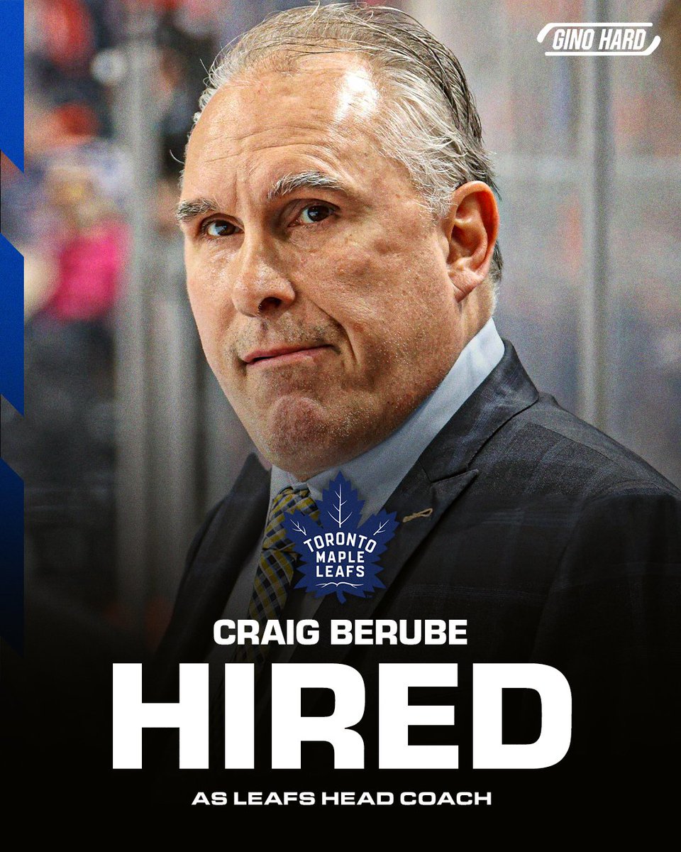 The Toronto Maple Leafs are reportedly hiring Craig Berube as their new head coach 😳

(via @frank_seravalli)