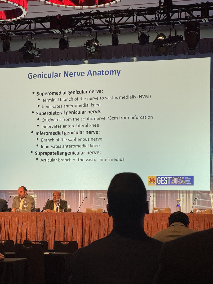 Medstar Georgetown IR (@georgetown_ir) on Twitter photo Comprehensive talk on genicular nerve ablation by <a href="/johnsmirnMD/">John Smirniotopoulos</a> at <a href="/thegestgroup/">GEST -Global Embolization Symposium & Technologies</a> with details on anatomy, technique and clinical data 😎 #MSKinterventions #GNA #GAE Comprehensive talk on genicular nerve ablation by <a href="/johnsmirnMD/">John Smirniotopoulos</a> at <a href="/thegestgroup/">GEST -Global Embolization Symposium & Technologies</a> with details on anatomy, technique and clinical data 😎 #MSKinterventions #GNA #GAE