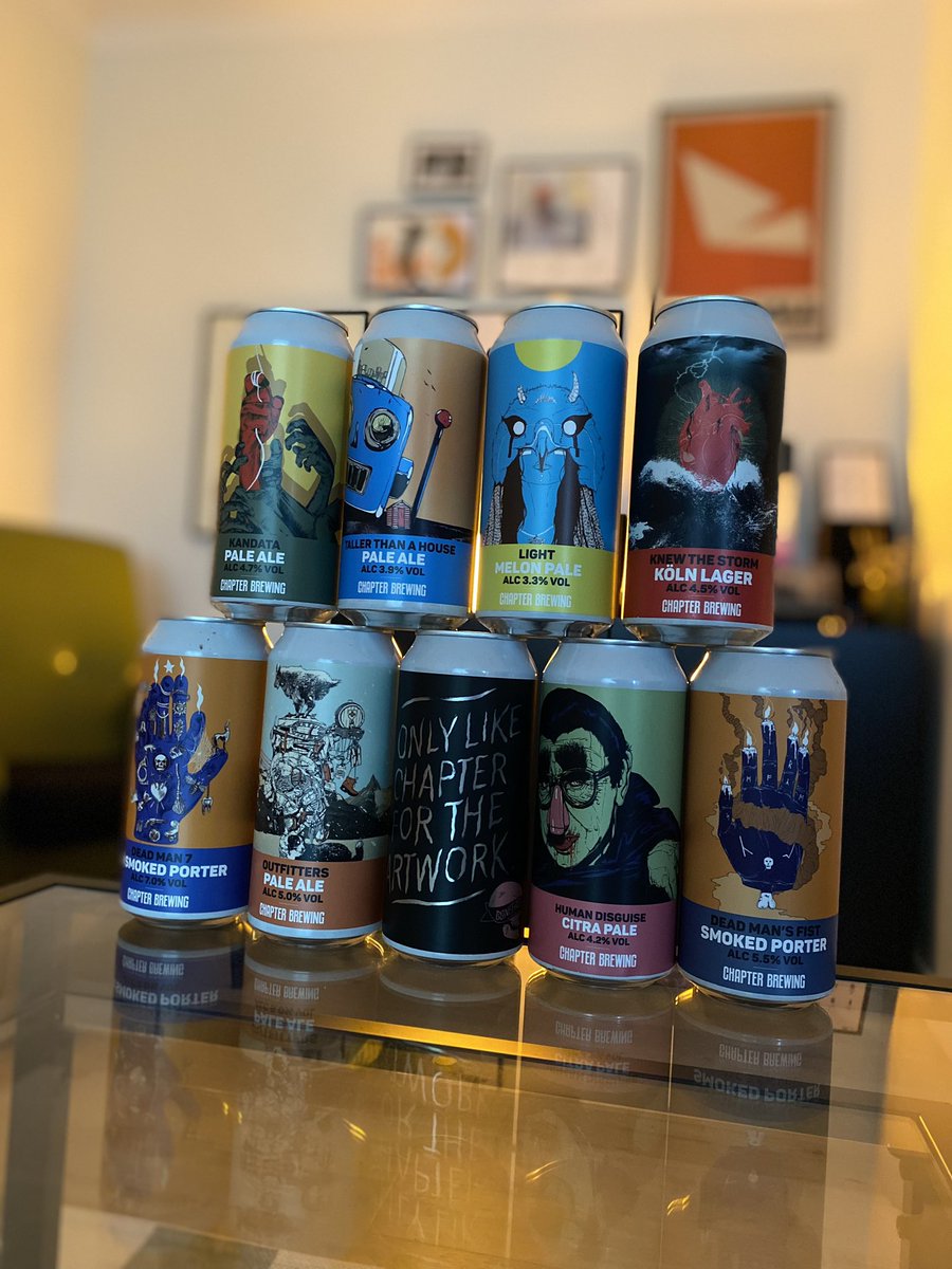 A fantastic box from <a href="/ChapterBrewing/">Chapter Brewing</a> and <a href="/brewserbeer/">Brewser</a>, tinged with sadness. 

They’ve been integral in living and drinking in Merseyside: from takeovers at <a href="/thefirkinbar/">The Firkin</a>, early pick ups at <a href="/CatHopBeers/">CatHop Beers</a> and that celery sour. And Ten Lonely Seconds. And Le Petit Mort. 

Thank you.