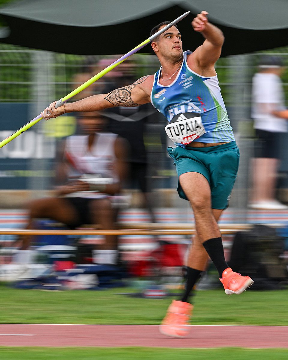 🤯 𝗥𝗘𝗖𝗢𝗥𝗗 𝗗𝗘 𝗙𝗥𝗔𝗡𝗖𝗘 !   🇫🇷 Teuraiterai Tupaia a expédié son javelot à 86,11 m au deuxième essai, lors du Meeting de Seine-et-Marne à Fontainebleau !   💥 Il réalise les minima olympiques et efface des tablettes les 82,56 m de Pascal Lefèvre en 1989 !