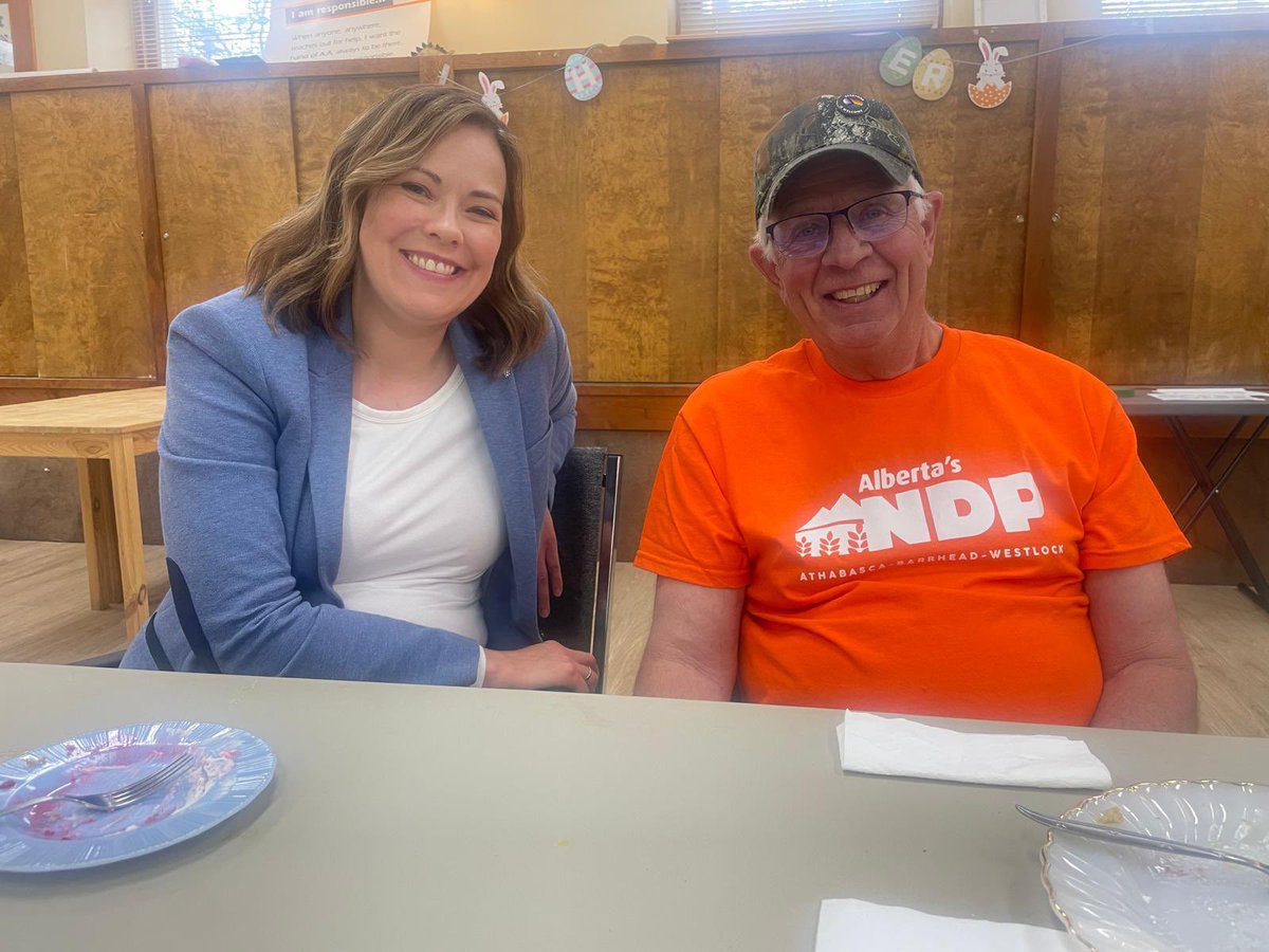 A homecooked meal and great conversations with members like George in Athabasca. This northern swing has been a blast! Join our growing team: TeamGanley.ca #ableg #TeamGanley