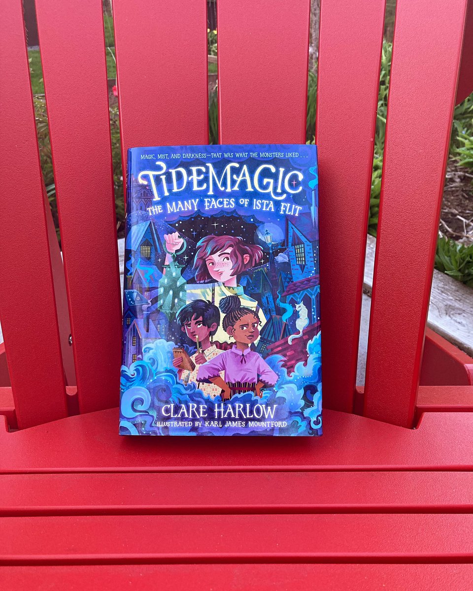 Finished reading Tidemagic. Such a fun read! Can’t wait for the next one, @clareharlow 🌊💙