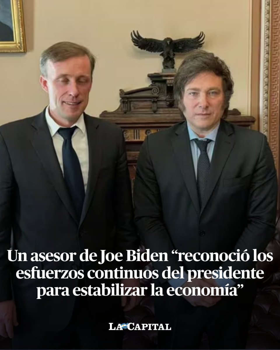 🗣️ Jake Sullivan, principal asesor de Joe Biden, emitió un comunicado oficial con un fuerte respaldo político al programa de ajuste, tras la reunión que mantuvo ayer en la Casa Blanca con el jefe de Gabinete, Nicolás Posse y la canciller Diana Mondino. 🔎 'El Asesor de Seguridad