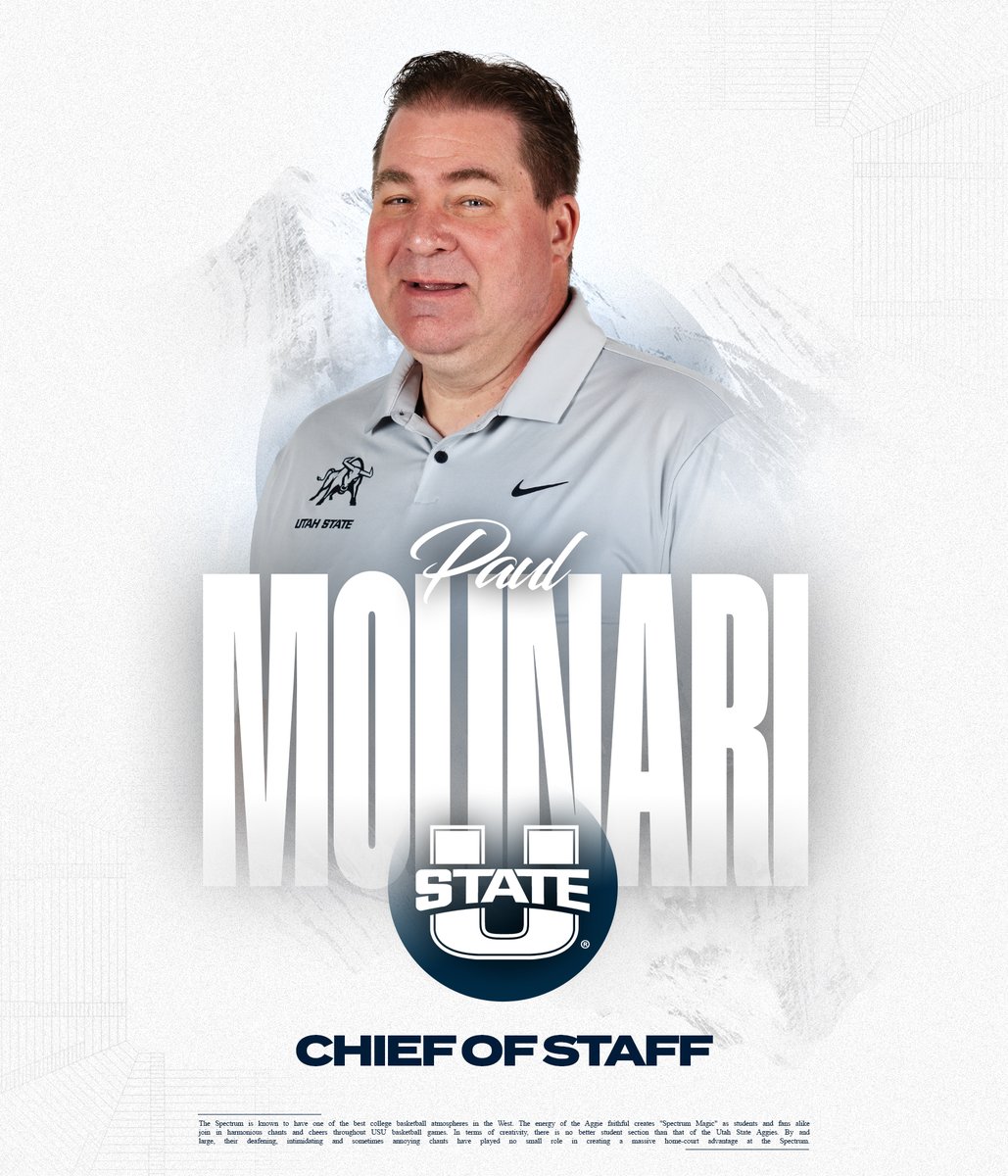 Welcome to the squad @pmolinari24! Molinari joins @usubasketball as the Chief of Staff. ➡️ bit.ly/3UKozCs