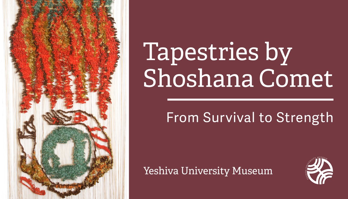 The 5 tapestries in this exhibit were created in the 1960s by Holocaust survivor, Shoshana Comet. Through the lens of these unique works & Shoshana’s story, themes of Holocaust history & trauma, psychological repair, & affirmation of life are explored. cjh.org/visit/plan-you…