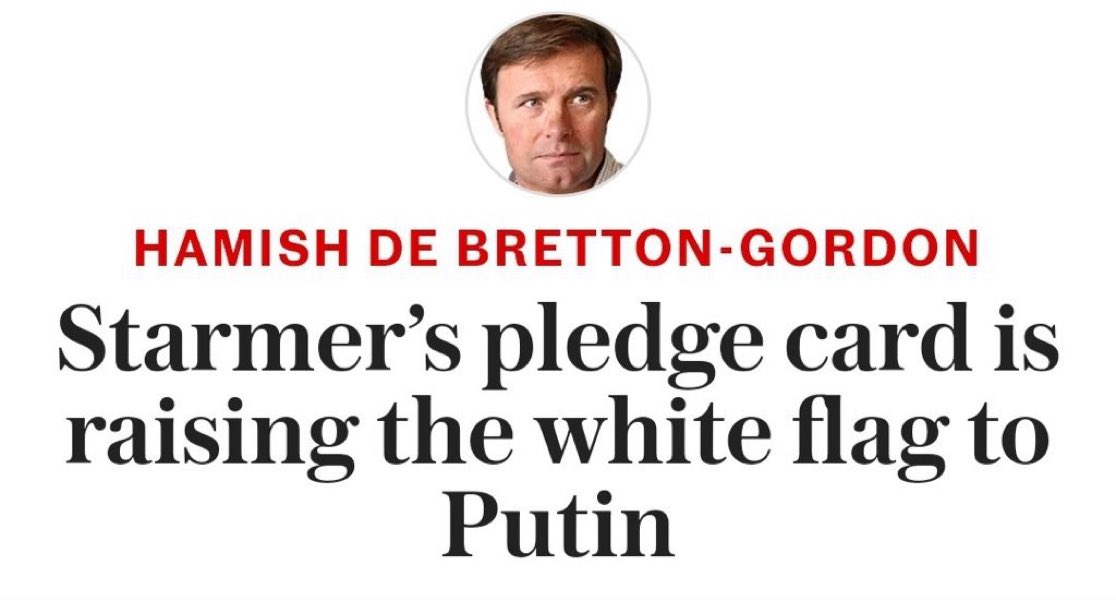 In a competition for the worst take on Starmer’s pledge card, I think we’ve found the winner.