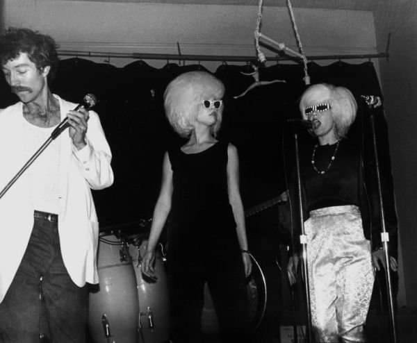 B-52's first ever gig at a Valentine's Day party in Athens, Georgia, 1977 Fred Schneider, Kate Pierson and Cindy Wilson