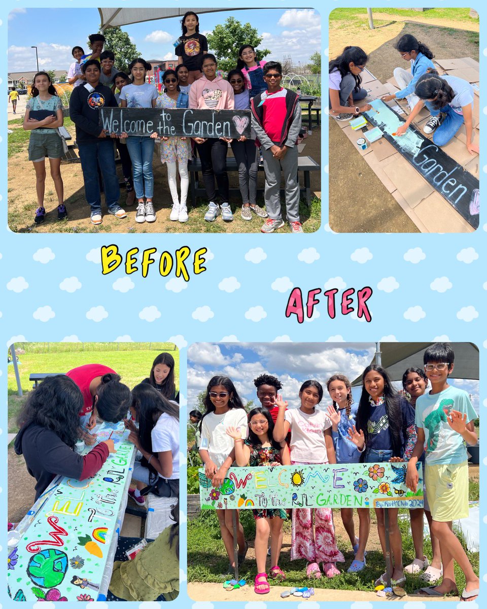 Keiko Nishino (@keikoroann) on Twitter photo RJL Fix-it Club created a garden welcome board using old materials. We hope it makes our garden look friendlier and attracts more people. Thank you to the teachers for being flexible and supporting our activities! <a href="/NetZeroLee/">Richard J. Lee Elementary</a> 🌸🦋🎨 RJL Fix-it Club created a garden welcome board using old materials. We hope it makes our garden look friendlier and attracts more people. Thank you to the teachers for being flexible and supporting our activities! <a href="/NetZeroLee/">Richard J. Lee Elementary</a> 🌸🦋🎨