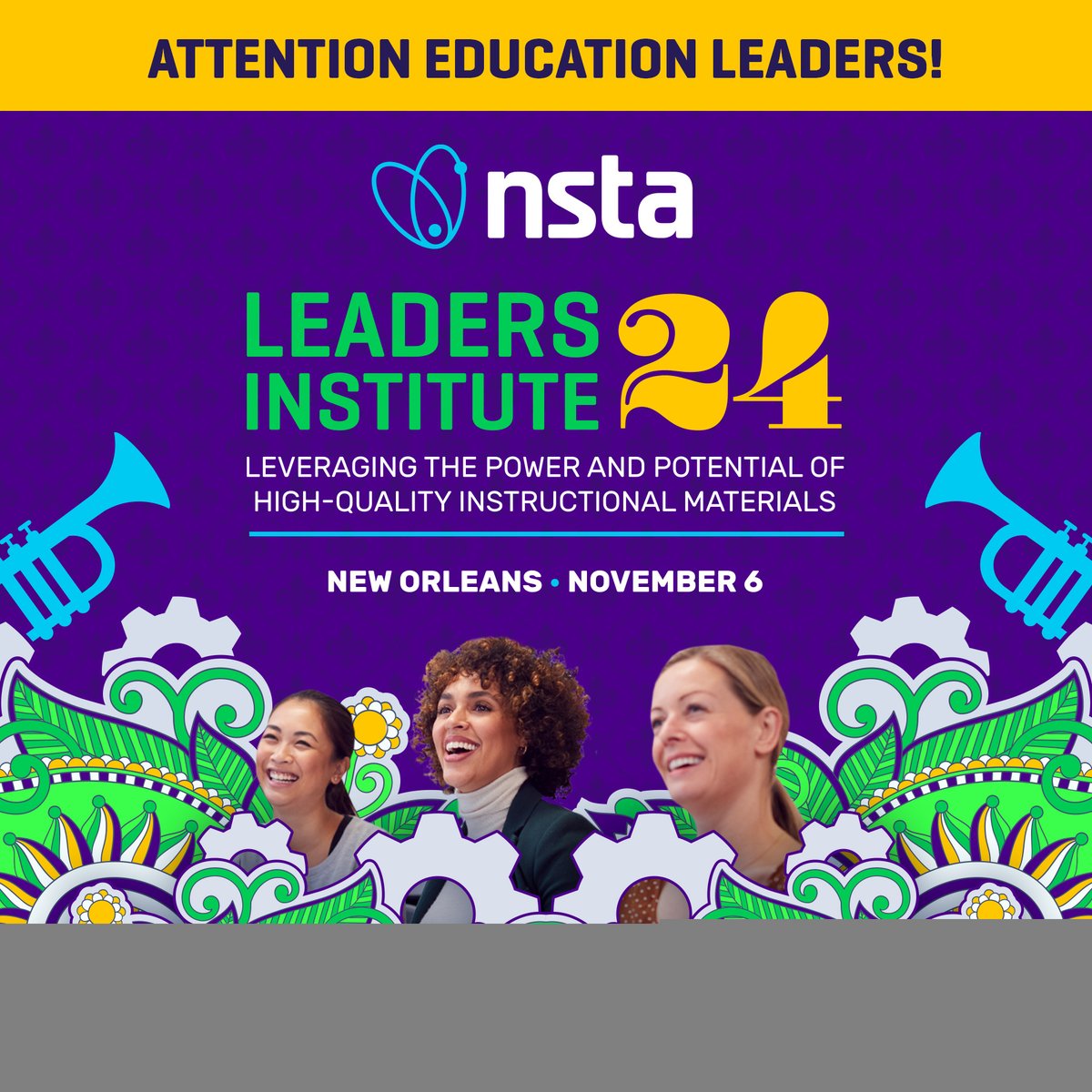 Are you a leader in #STEM education looking to build your professional skills? Join NSTA for a Leaders Institute at #NSTAFall24 to explore empowering strategies, connection, and inspiration through leader-centric professional learning. Register here: bit.ly/4bHhMAp