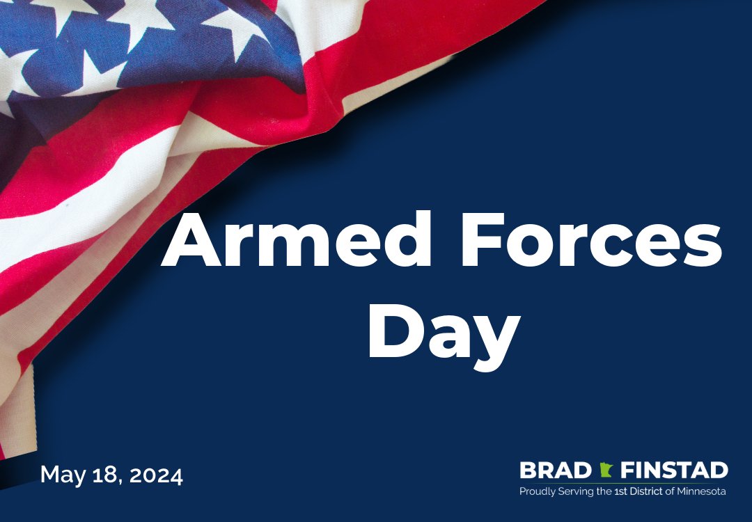 Today, we salute the brave men and women who dedicate their lives to preserving our way of life. Thank you to all the members of our Armed Services for your valor and sacrifices. #ArmedForcesDay