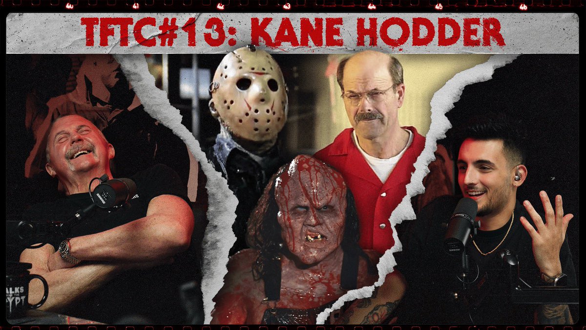 🚨 OUT NOW! Kane Hodder, legendary actor and stuntman behind Jason Voorhees and Victor Crowley, joins us in the Crypt for Episode 13! From his love of the number 13 to almost playing Freddy Krueger, Kane shares never-before-heard stories that made him into a horror icon.

Tune in