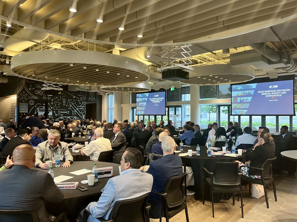 NS was honored to host our short line partners this week at our HQ for the 2024 Short Line Conference! Our short line partners are a key component in executing our strategy and play a pivotal role in the first and final mile on our network. Together, we’re producing