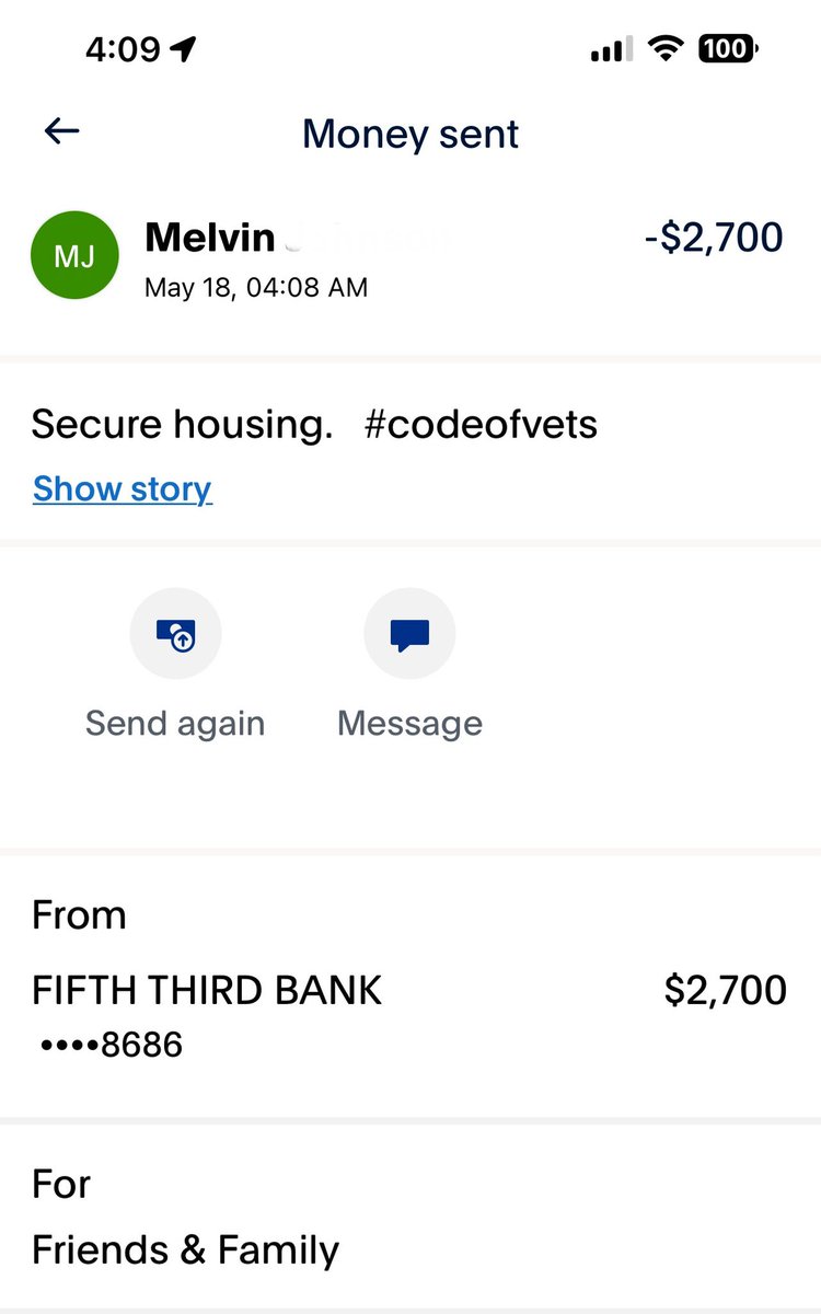 We just sent funds to one of our homeless vets, can we get the second one taken care of right away?! This is urgent! Please share or donate $5 This is going to take massive teamwork. paypal.me/codeofvets
