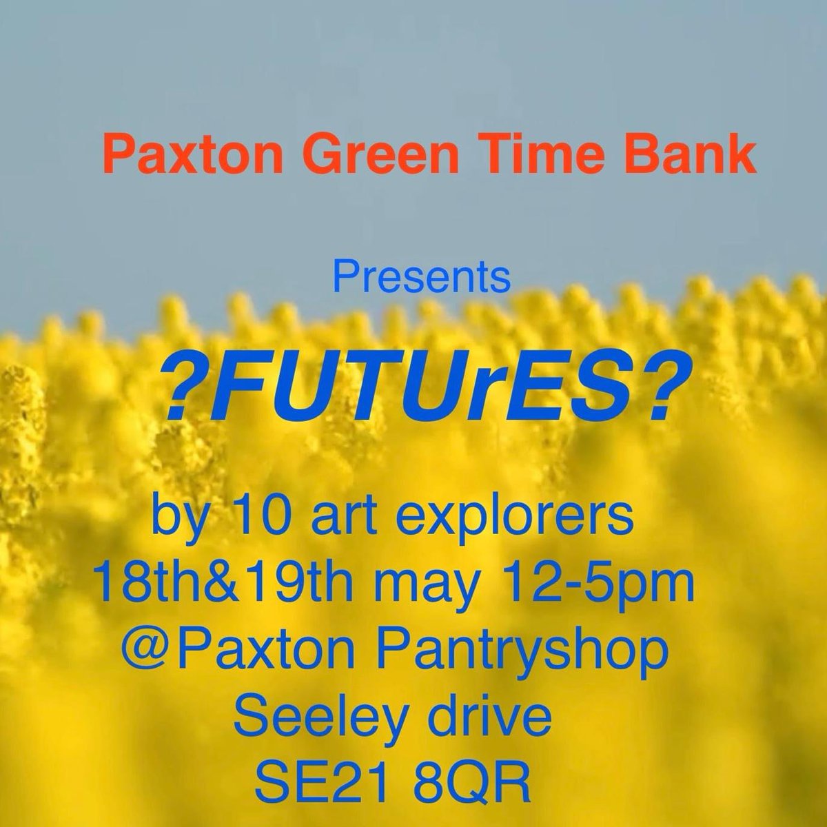 Check us out this weekend at @paxtonpantry where our art explorers have created an exhibition of work exploring #foodwaste, #climatechange and the #costoflivingcrisis  #dulwichfestival #timebanking #communityart pls rt or swing by @SE21_Tweets @CollegeCllrs @helenhayes_