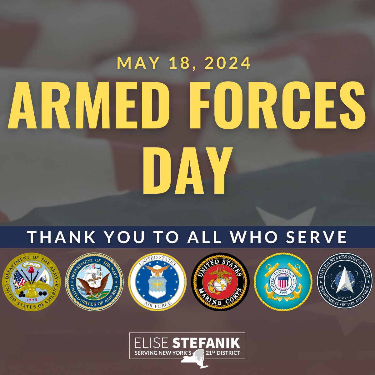 🇺🇲 Happy Armed Forces Day! 🇺🇲 Today we express gratitude to our brave service members and their families for all the sacrifices they make to serve our country.