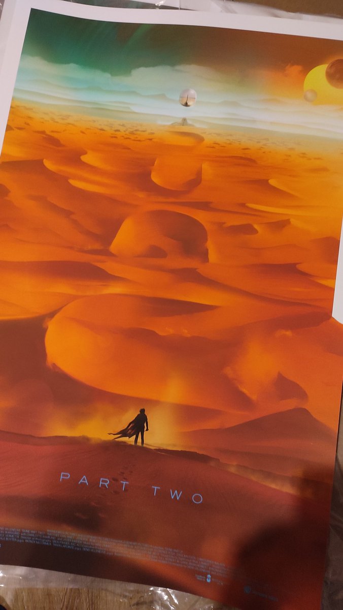 Love the quality of the Dune prints from @BottleneckNYC my crap phone really doesn't do them justice.
