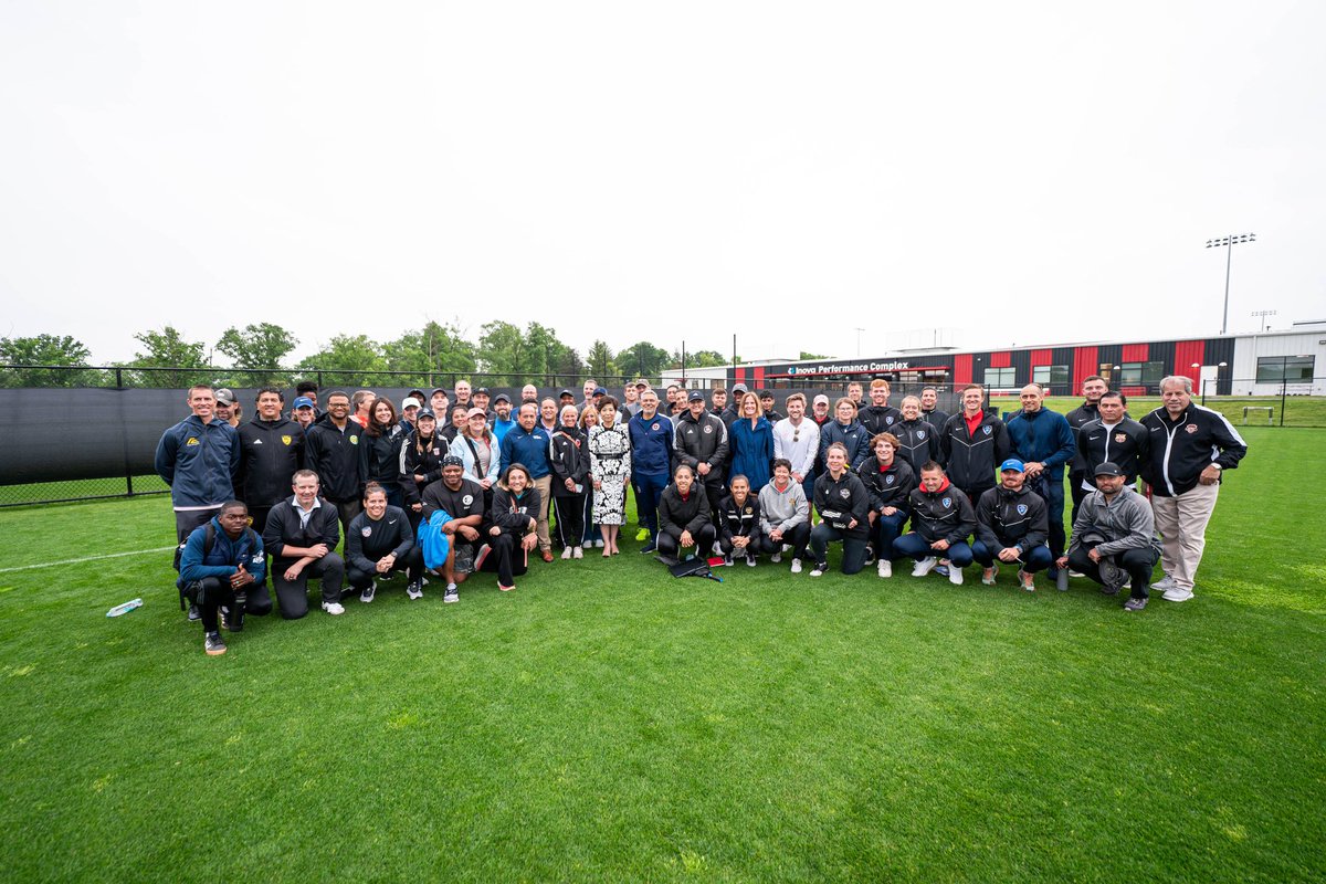 Thank you <a href="/WashSpirit/">Washington Spirit</a> for hosting open training for coaches! Great people and great learning.