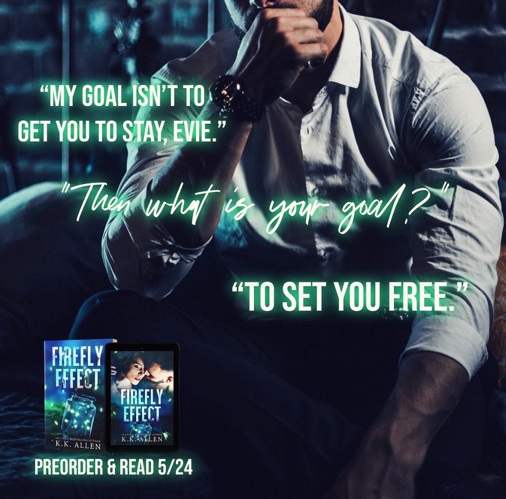 𝐅𝐢𝐫𝐞𝐟𝐥𝐲 𝐄𝐟𝐟𝐞𝐜𝐭 by USA Today bestselling author @KKAllenAuthor is releasing on May 24th. This is a fantastic read that you don’t want to miss!! #Preorder today! ➜ geni.us/FireflyEffectB…