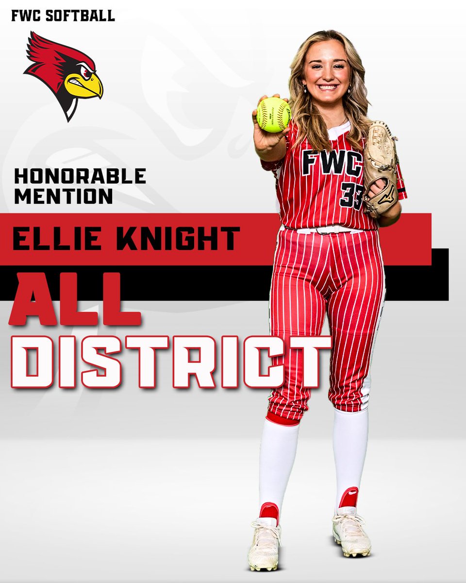 🥎Ellie Knight - Honorable Mention All-District