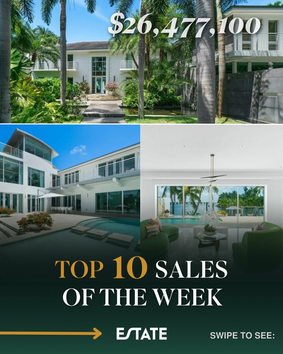 Here are the Top Ten Sales Of The Week based on
@HomesDotCom data!🔑 

#RealEstate #TopSales #HomesDotCom