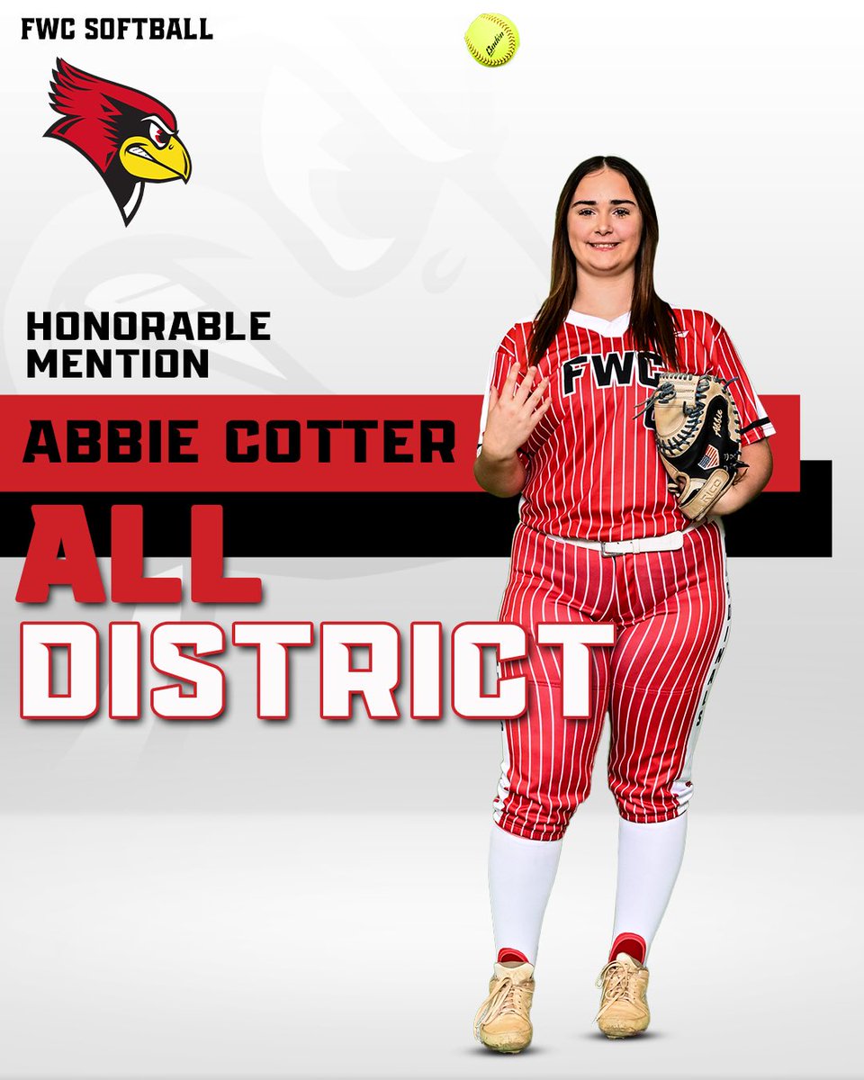 🥎Abbie Cotter - Honorable Mention All-District