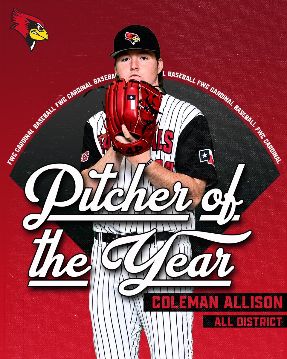 ⚾️Coleman Allison - TAPPS District Pitcher of the Year