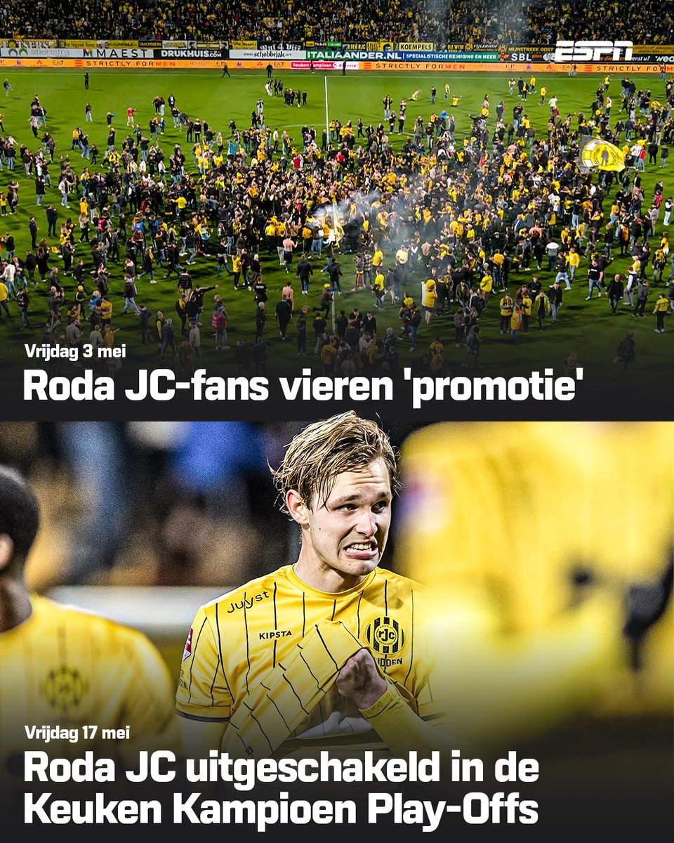 Het seizoen van Roda JC eindigt in een enorme nachtmerrie 🫣📉