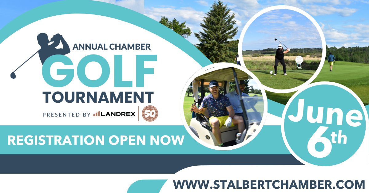 Want a day out of the office with delicious food, drinks, local friends, and prizes? Join us! ⛳️🎟️🌤️business.stalbertchamber.com/events/details…