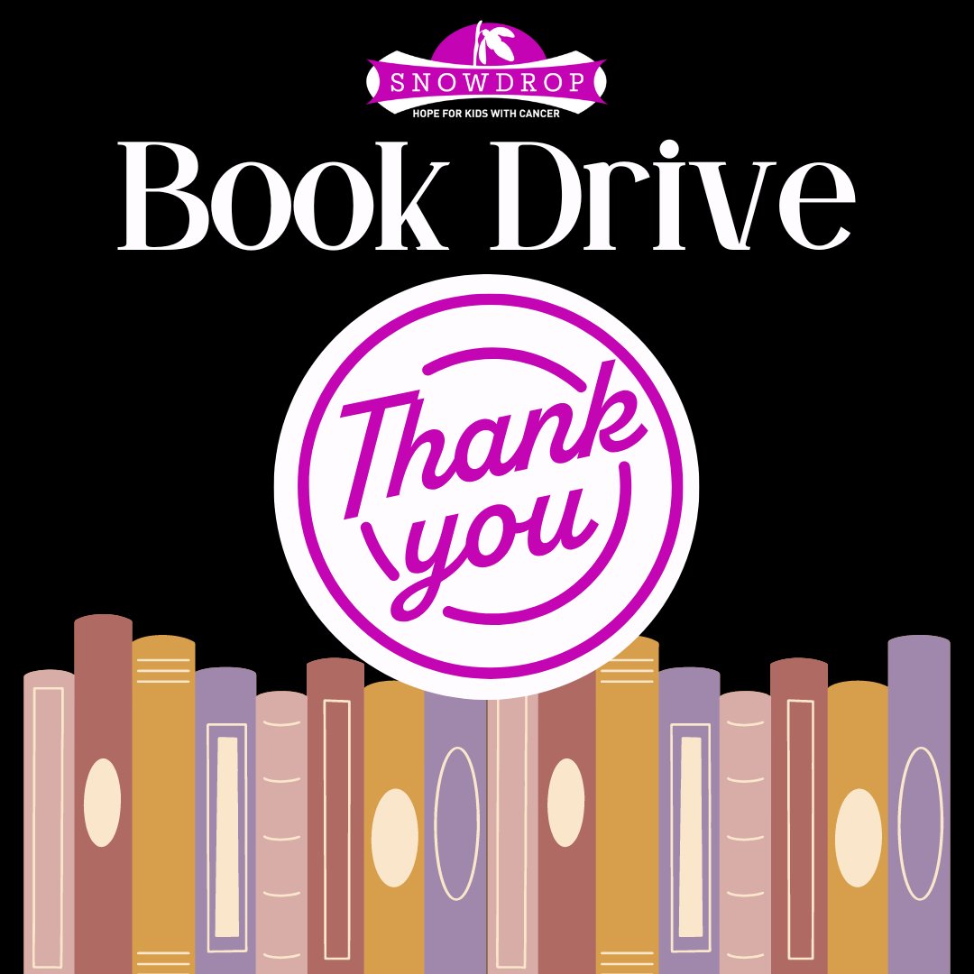 Thank you to everyone who purchased books for our book drive! With your help, we can continue being the #HopeForKidsWithCancer! 💜🎗 If you'd still like to purchase some books, you can do so in our Amazon Wishlist here: amazon.com/hz/wishlist/ls…