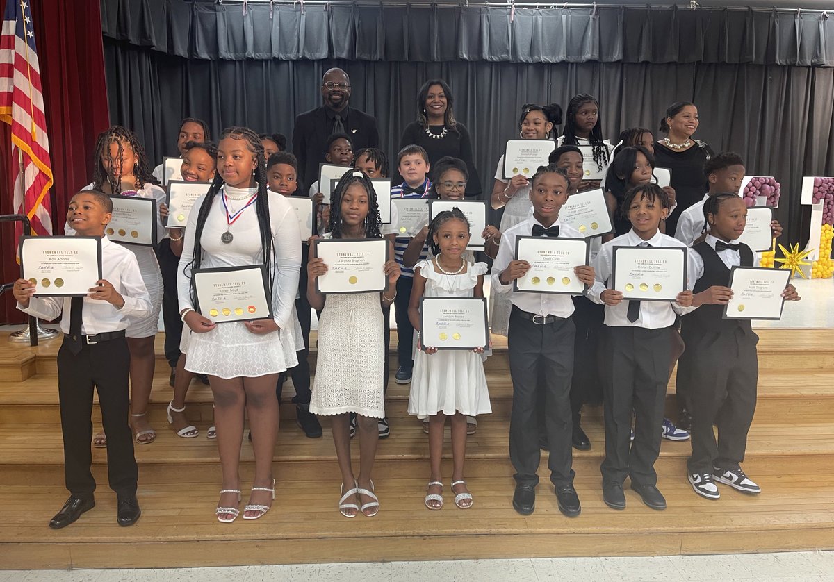 Congratulations to our 5th grade 🐅 scholars. Today’s commencement ceremony was a celebration of your growth and dedication! We look forward to seeing the great things you all do! @NPorter17 @aplatimore