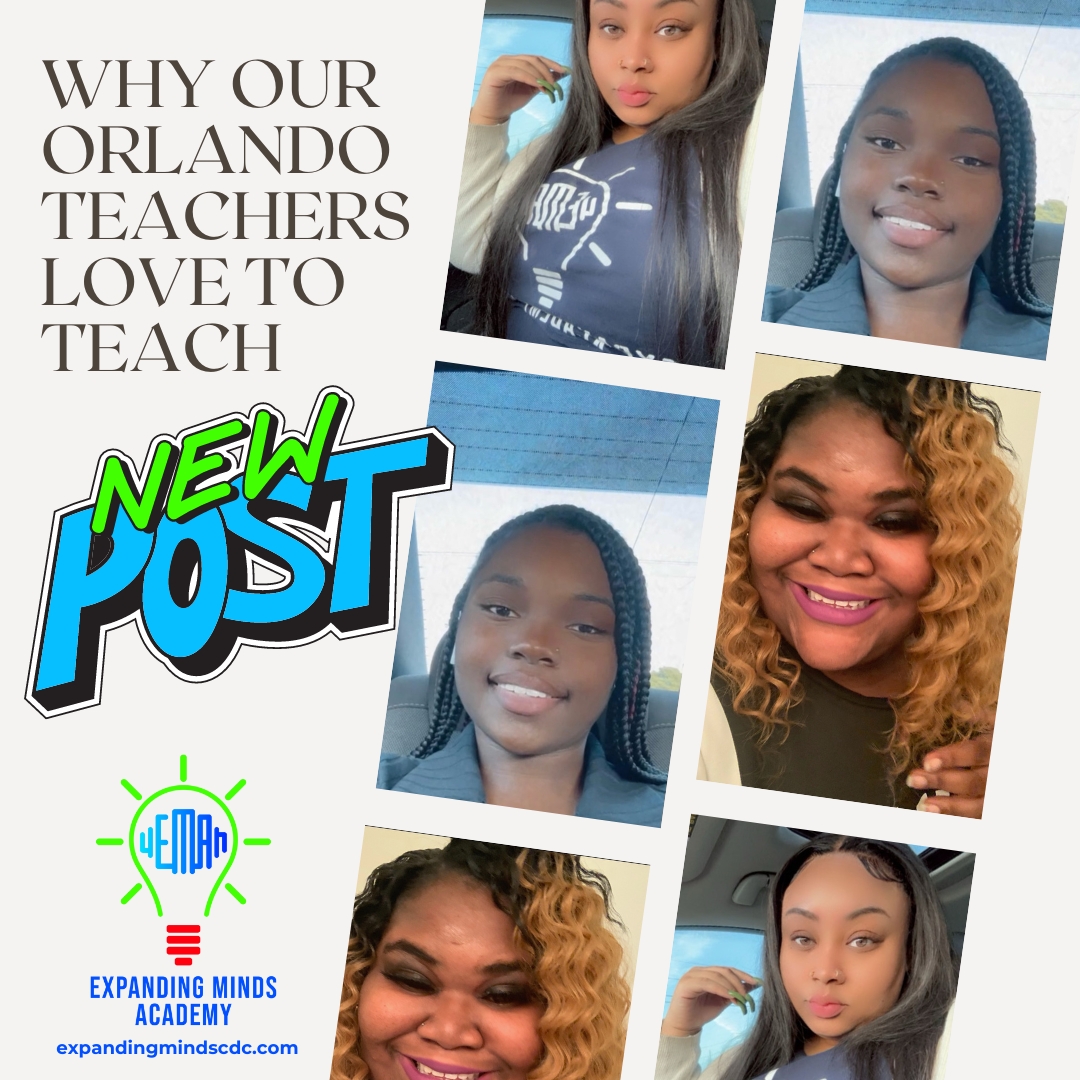 📢Our new blog post is live! Learn what drives our passionate teachers.📖 Get inspired & feel the love for teaching. 👉 shorturl.at/QtP2L
Looking for a great place to work in #Orlando?👉 expandingmindscdc.com/careers
#TeacherStories #ExpandingMindsAcademy #OrlandoEducation #STEAM