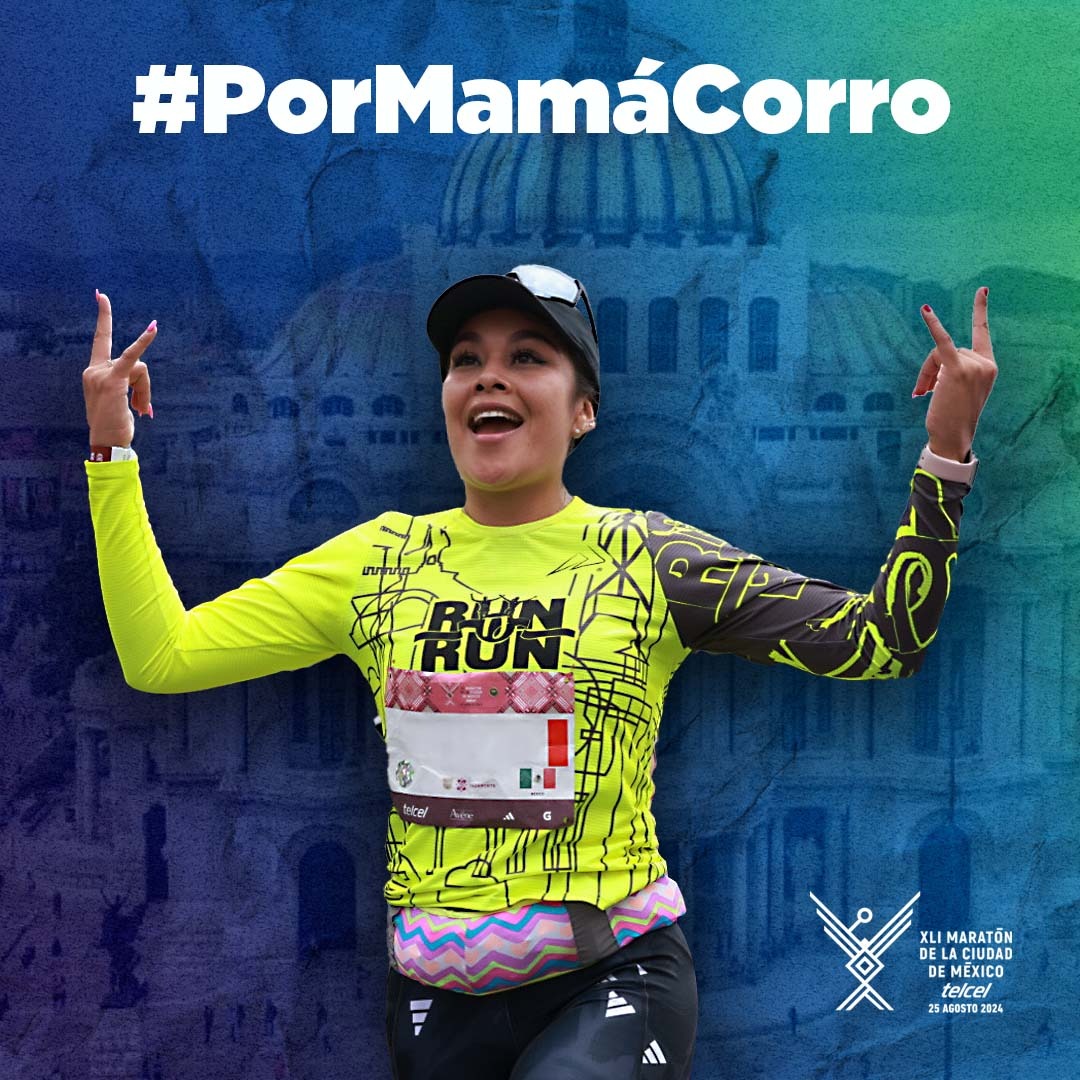 #PorMamáCorro porque su energía y amor, me impulsan a cruzar la meta del Maratón de la Ciudad de México Telcel 2024. 🫶🏽💖 ¡INSCRÍBETE AQUÍ!👇🏽 emociondeportiva.com/home/evento/51…