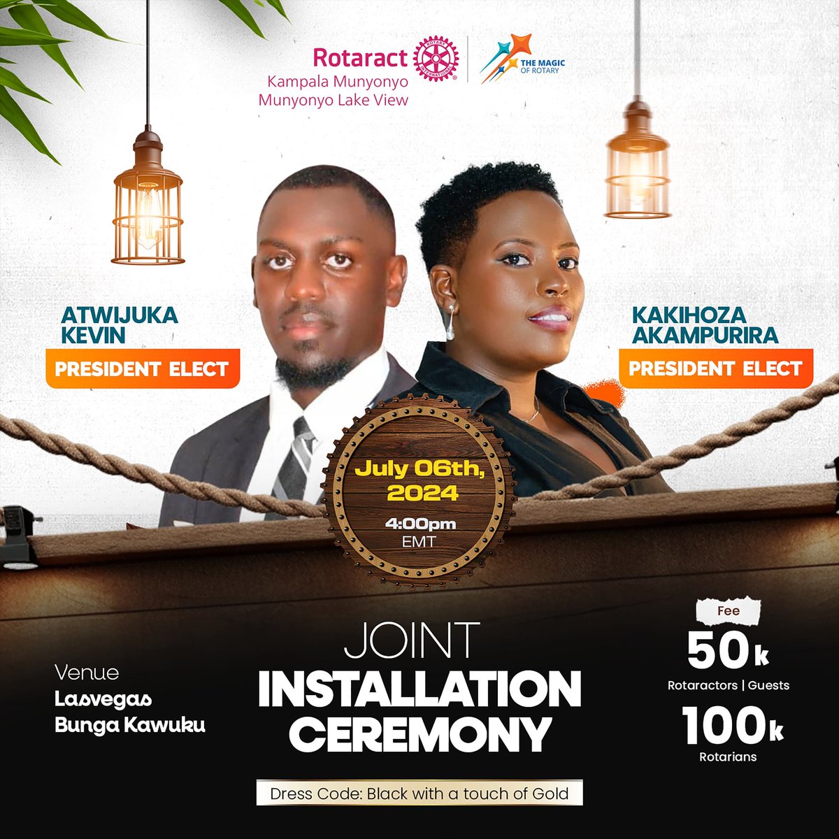 It's yet another time when the Spirit of Leadership haunts me. So let's come through and support this gallant joint installation which will coincide with a launch of a signature project to renovate Kajunju Primary School in Ruhinda Subcounty in Rukungiri District.
@AnitahAmong