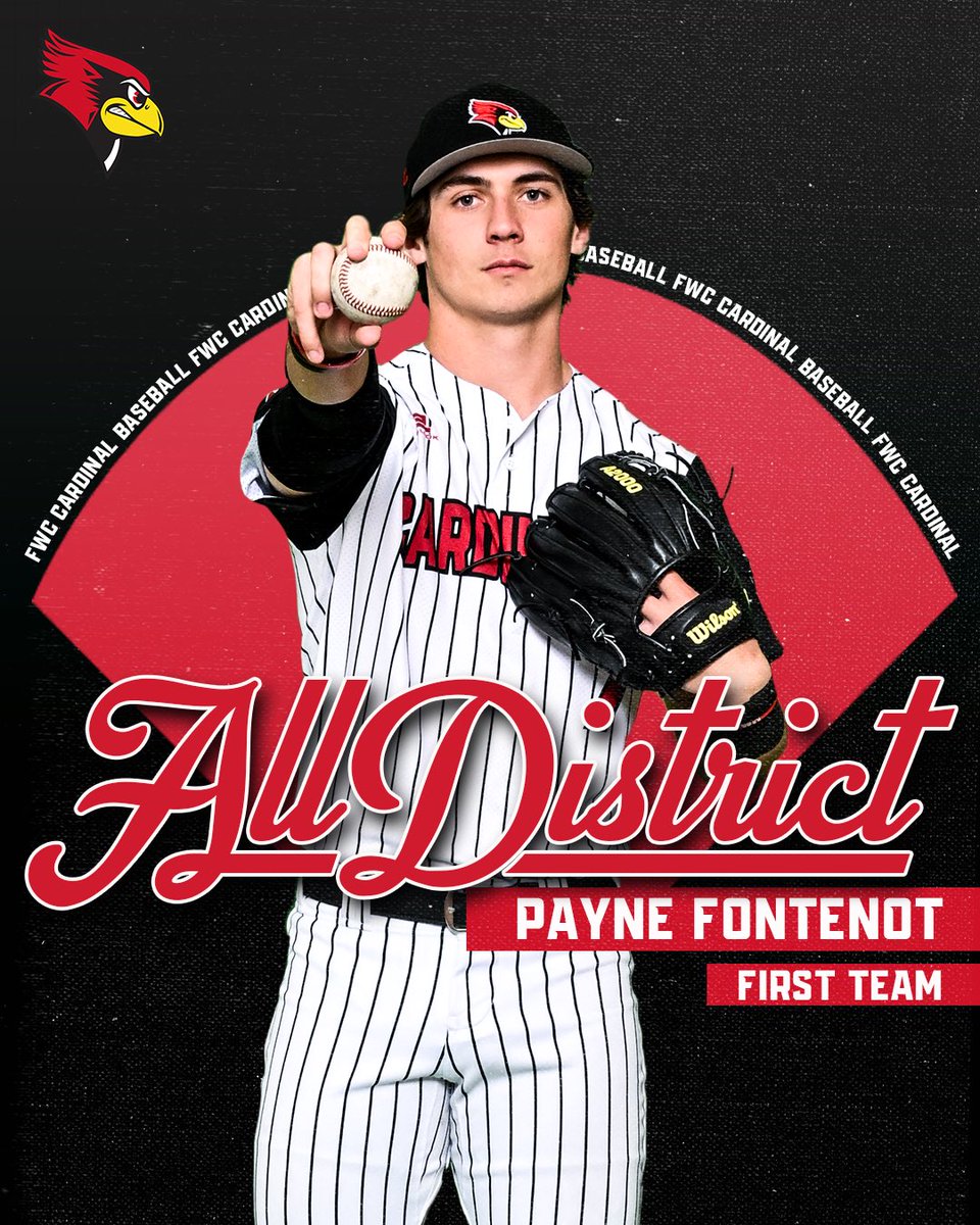 ⚾️Payne Fontenot - First Team All-District