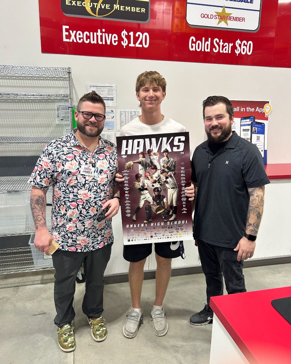 Costco sponsoring the Ankeny Hawks baseball team-thank you! Supporting those who support us.