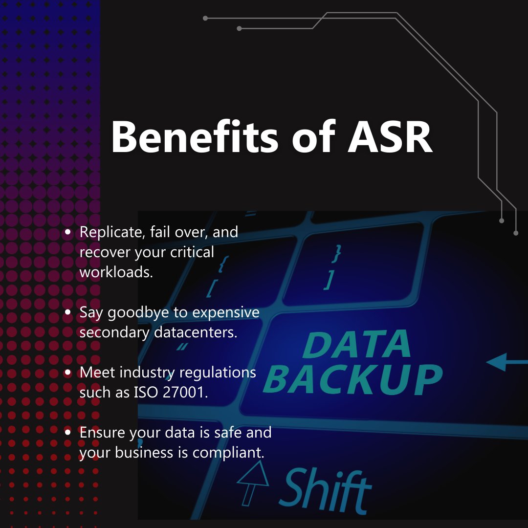 CSE_Info's tweet image. Empower your business with Azure Site Recovery! Seamlessly deploy, save costs, and fortify security while ensuring your operations run smoothly. Ready to safeguard your data?

#AzureSiteRecovery #DataSecurity #DisasterRecovery #BusinessResilience