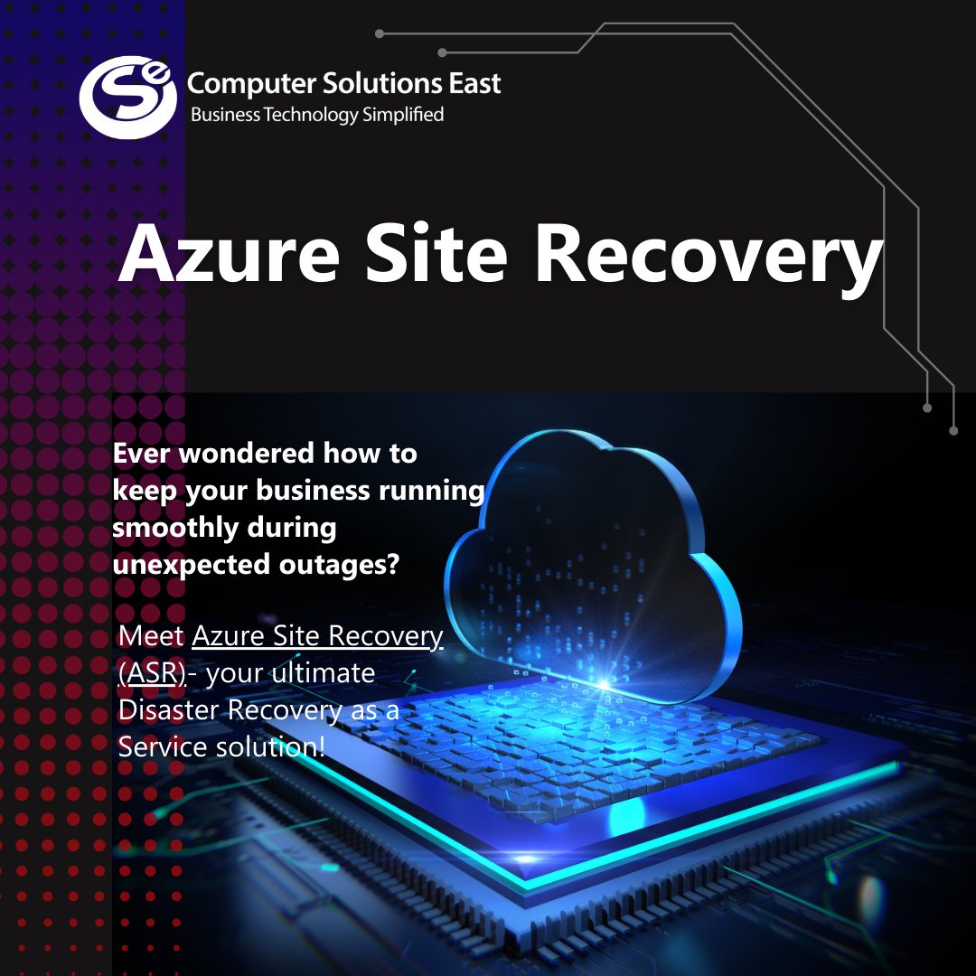 CSE_Info's tweet image. Empower your business with Azure Site Recovery! Seamlessly deploy, save costs, and fortify security while ensuring your operations run smoothly. Ready to safeguard your data?

#AzureSiteRecovery #DataSecurity #DisasterRecovery #BusinessResilience